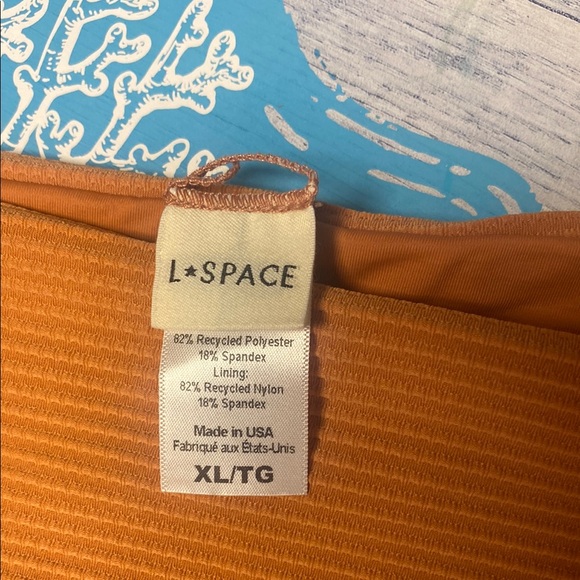 L*Space Textured Rust Bikini Bottom - Picture 2 of 4